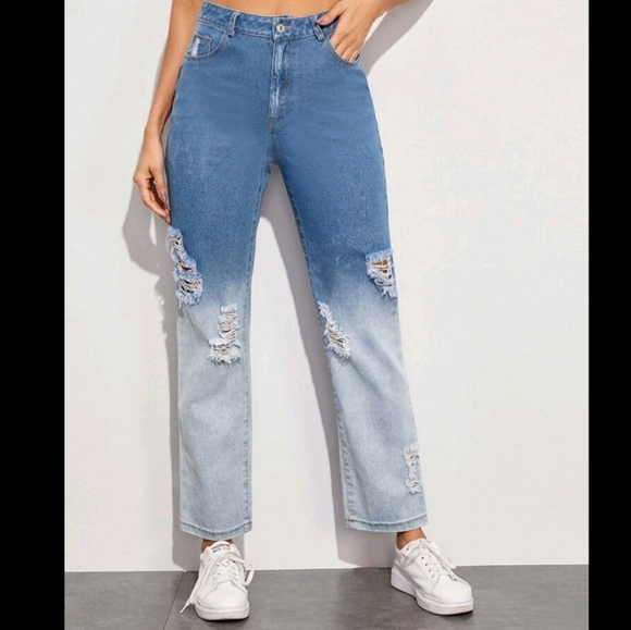 Mom Jeans - Two tones - Picture 5 of 8